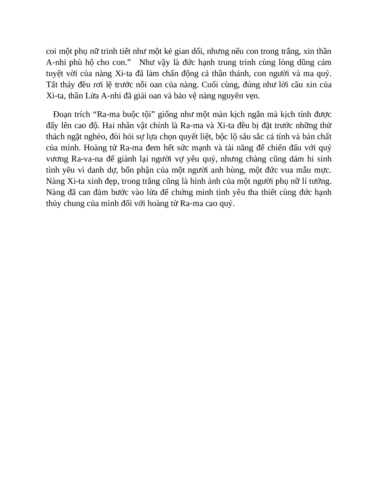 Sơ đồ tư duy bài Ra-ma buộc tội dễ nhớ, ngắn nhất - Ngữ văn lớp 10 (trang 8)