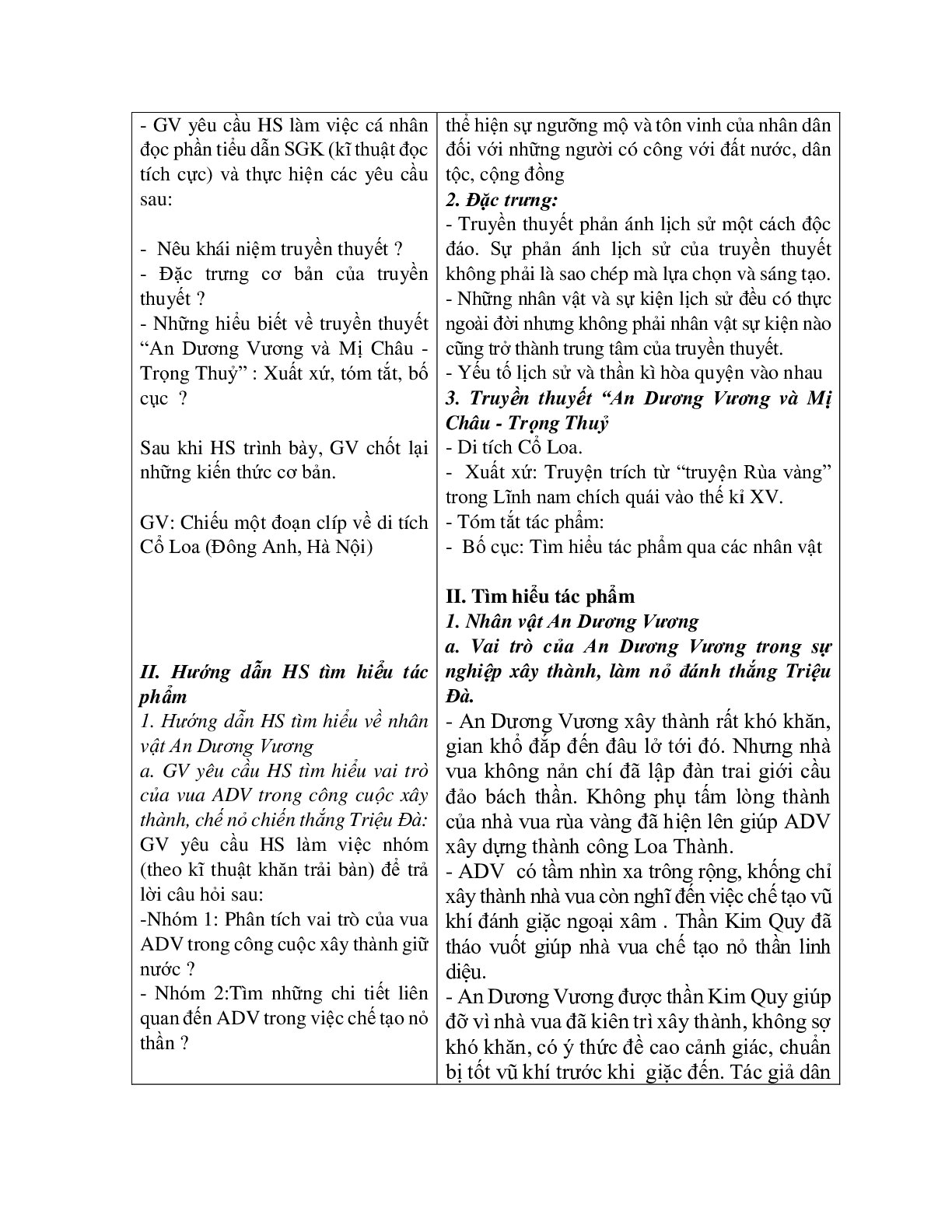 Giáo án ngữ văn lớp 10 Tiết 12, 13: Truyện An Dương Vương và Mị Chậu Trọng Thủy (trang 3)
