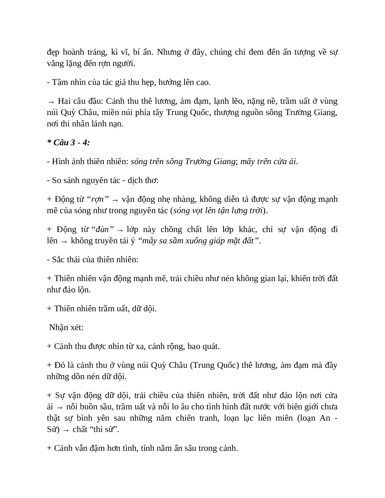 Sơ đồ tư duy bài Cảm xúc mùa thu dễ nhớ, ngắn nhất - Ngữ văn lớp 10 (trang 4)
