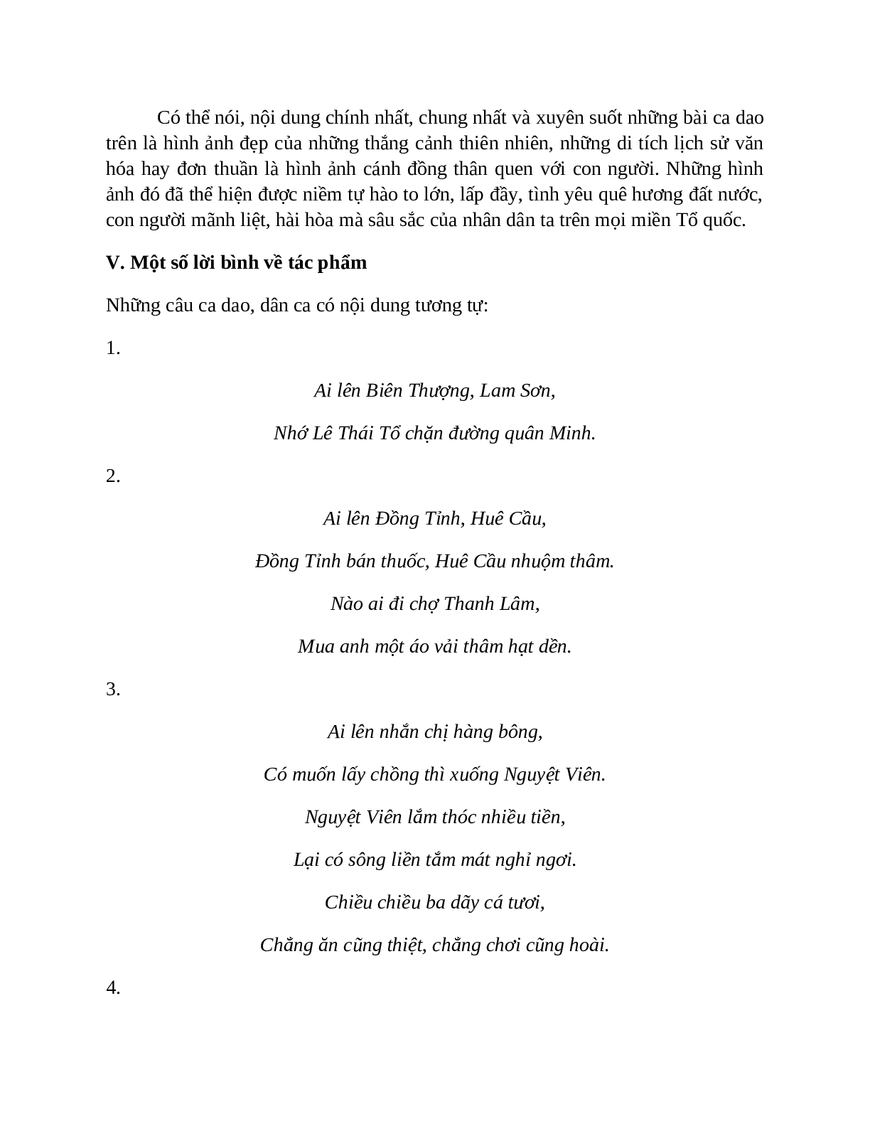 Sơ đồ tư duy bài Những câu hát về tình yêu quê hương, đất nước, con người dễ nhớ, ngắn nhất - Ngữ văn lớp 7 (trang 8)