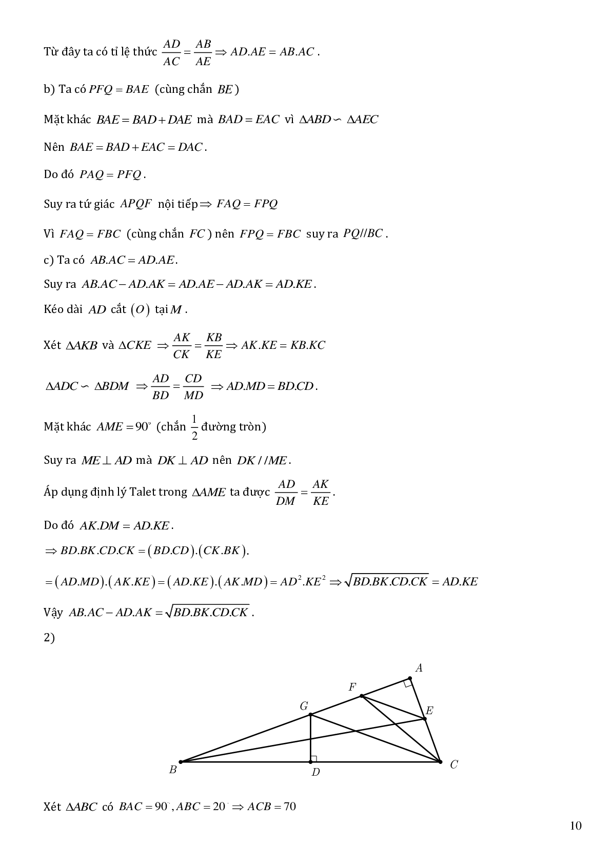 Các bài toán hình học trong đề thi học sinh giỏi toán lớp 9 (trang 10)