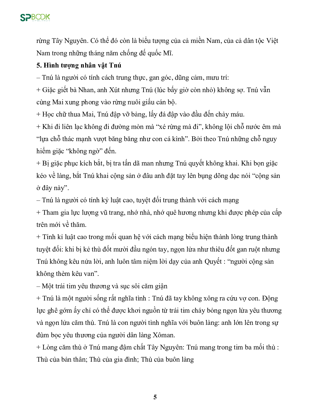Kiến thức cơ bản và những dạng đề thi về bài Rừng xà nu - Nguyễn Trung Thành Ngữ văn 12 (trang 5)