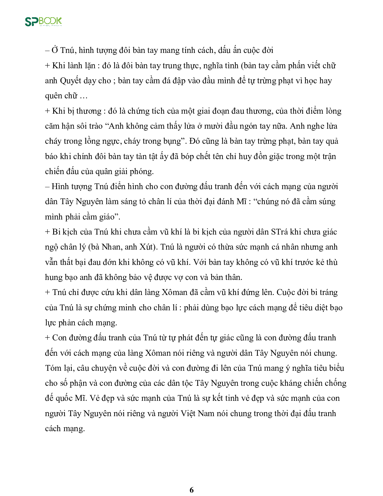 Kiến thức cơ bản và những dạng đề thi về bài Rừng xà nu - Nguyễn Trung Thành Ngữ văn 12 (trang 6)