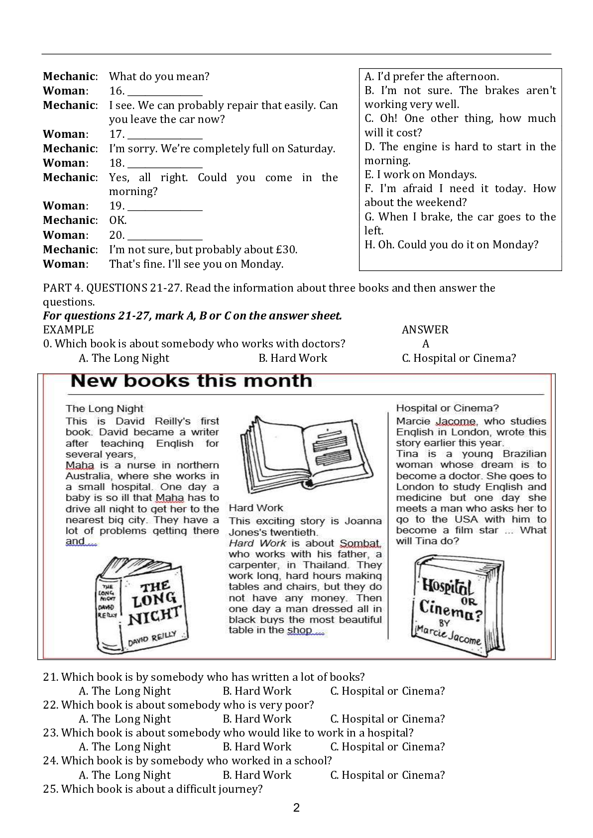 Tổng hợp bài tập reading tiếng Anh lớp 10 có đáp án, chọn lọc (trang 2)