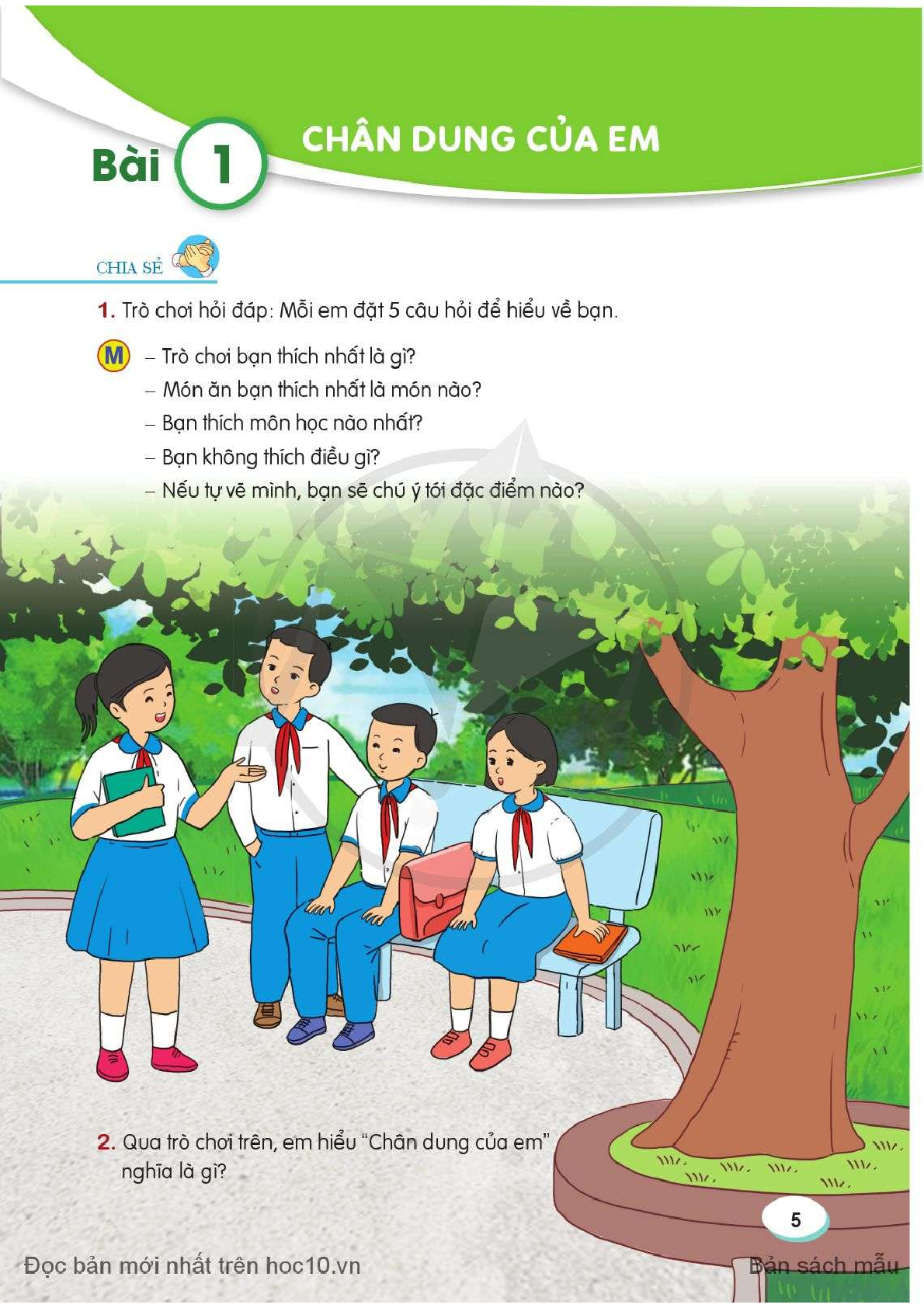 Tiếng Việt lớp 4 Tập 1 Cánh diều pdf (trang 6)