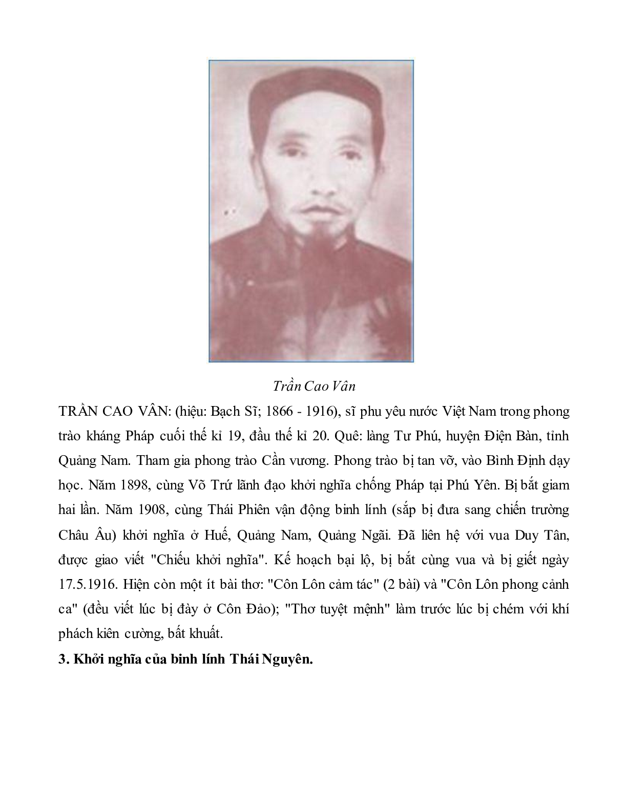 Lý thuyết Lịch sử 11: Bài 24:  Việt Nam trong những năm chiến tranh thế giới thứ nhất (1914 - 1918) mới nhất (trang 4)