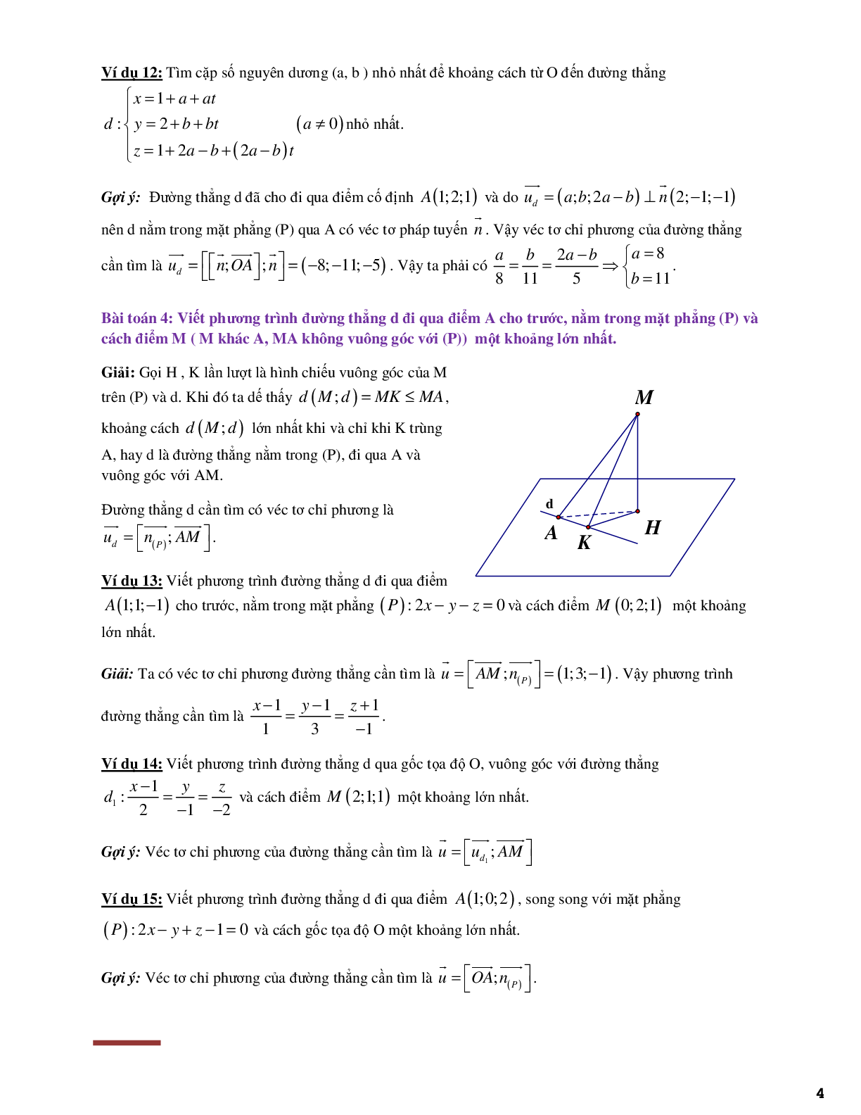Chuyên đề hiểu rõ bản chất hình học của bài toán cực trị tọa độ không gian (trang 4)