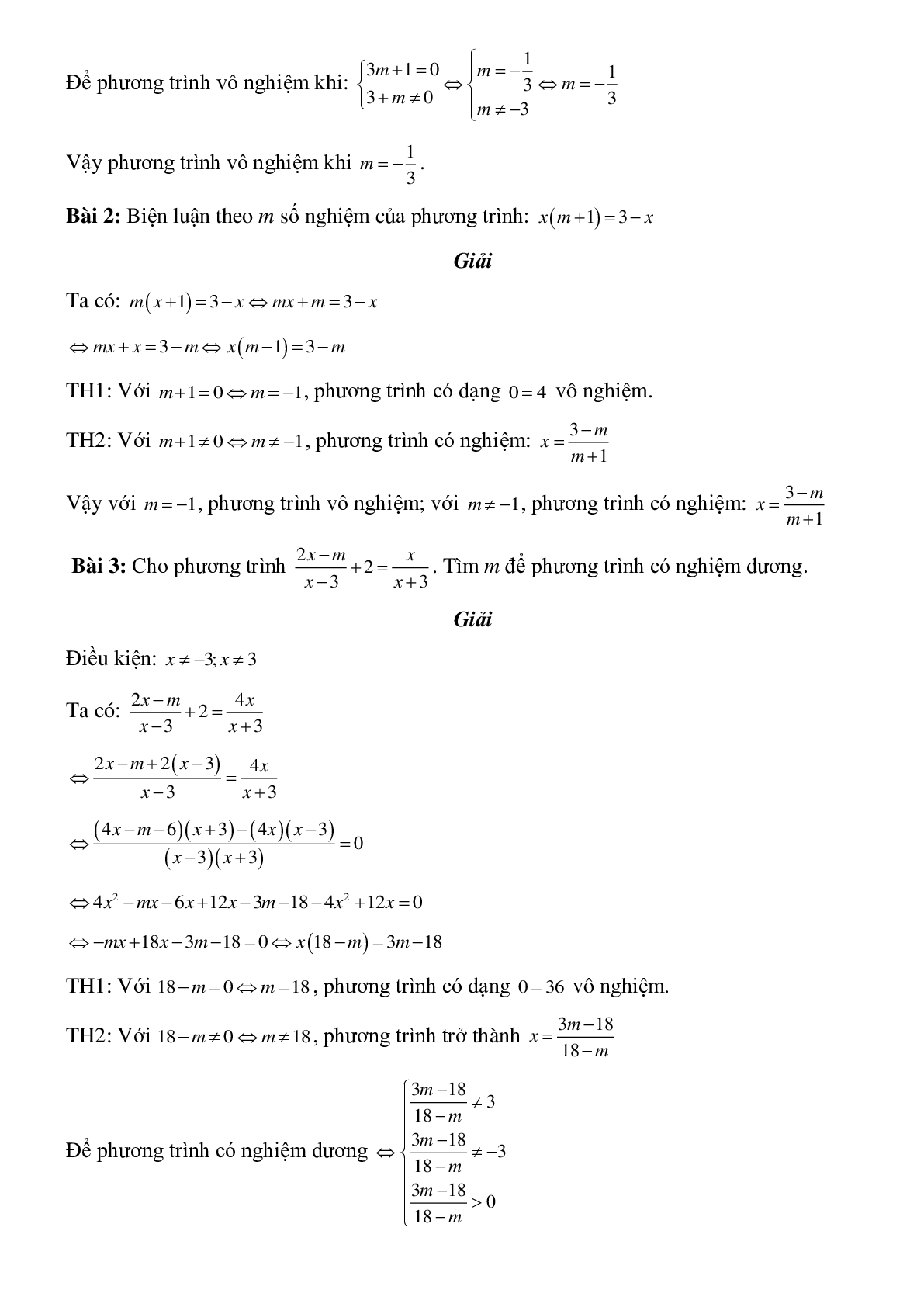 Hai dạng bài tập điển hình về Phương trình chứa ẩn ở mẫu có lời giải (trang 5)
