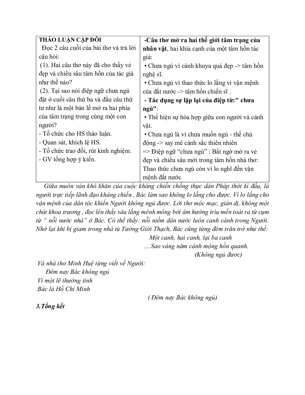 Giáo án ngữ văn lớp 7 Tuần 11 Tiết 44: Cảnh khuya mới nhất (trang 5)