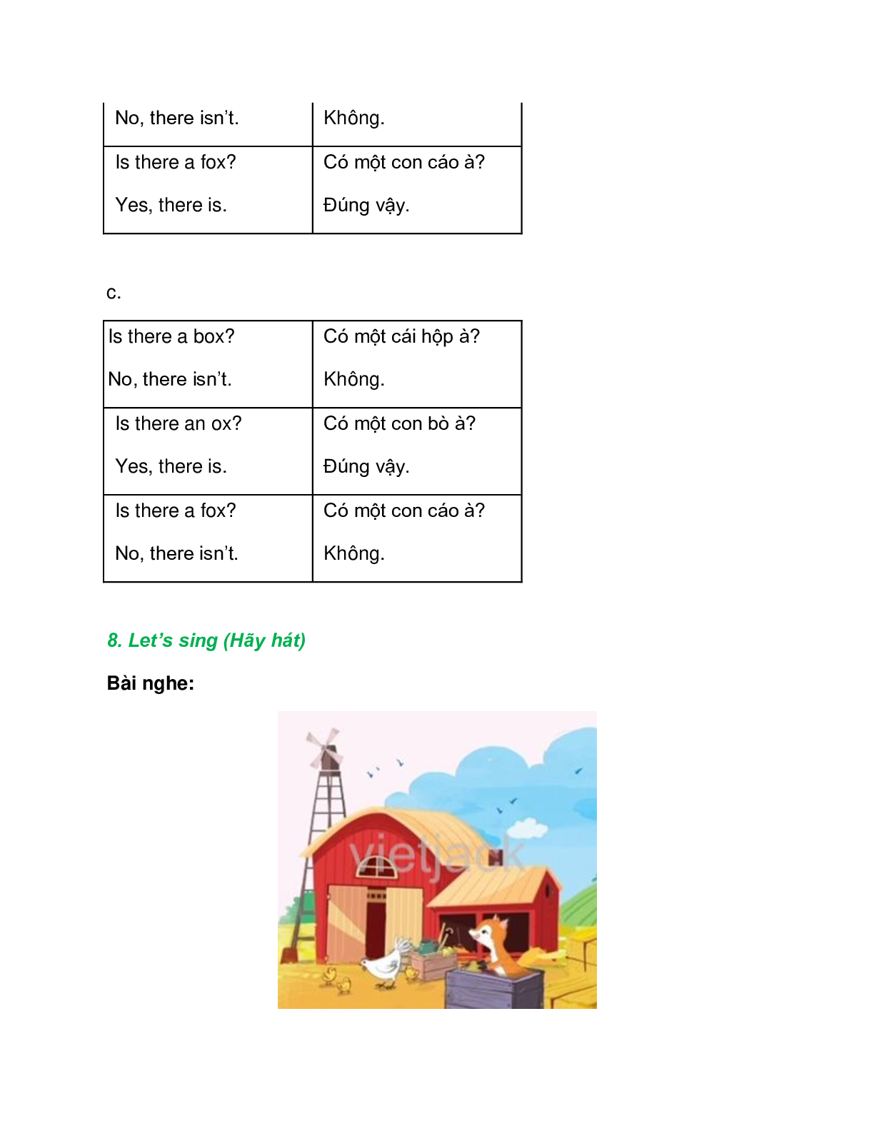 Tiếng Anh lớp 2 Unit 6 Lesson 3 trang 28 – Kết nối tri thức (trang 3)