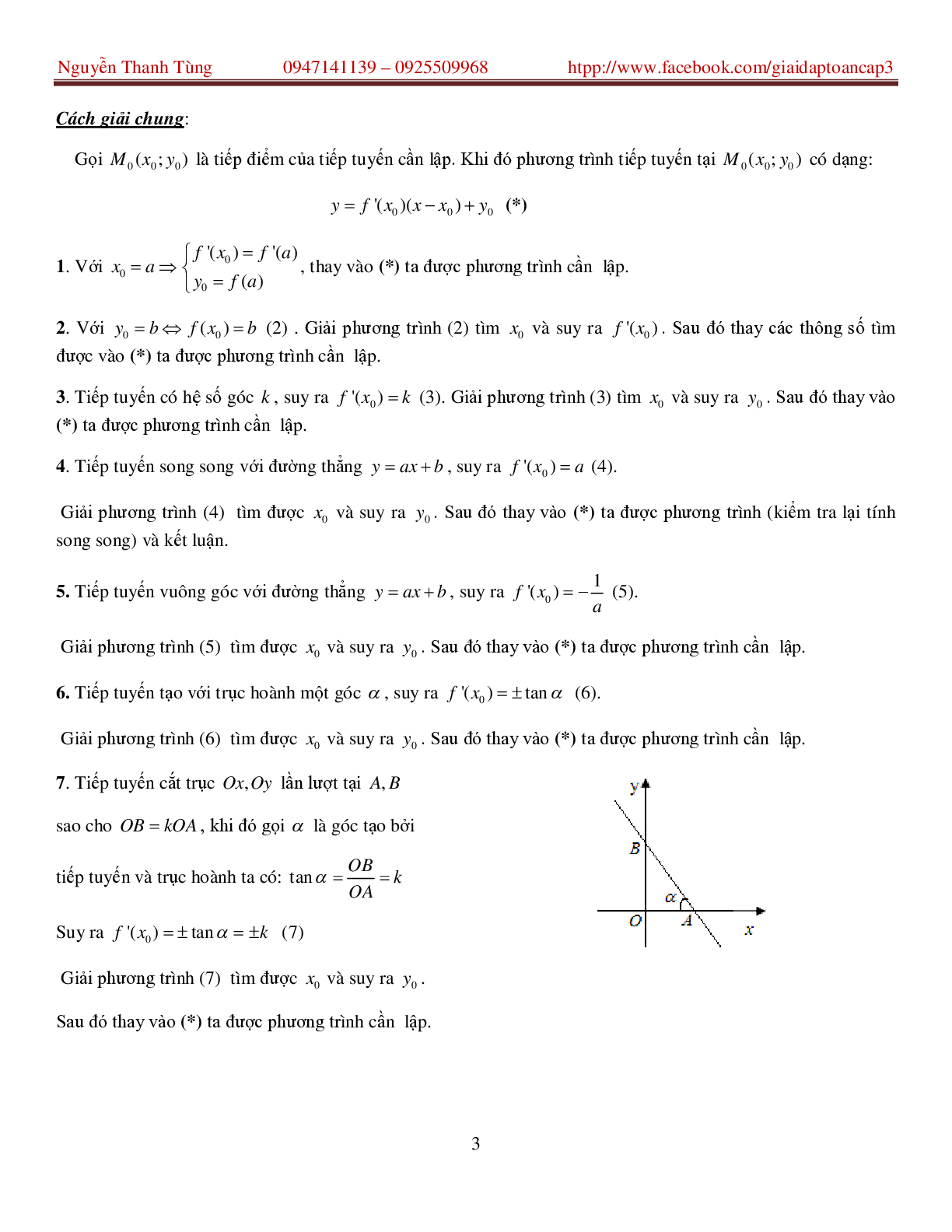 Khảo sát hàm số và các bài toán liên quan - bản 2 (trang 3)