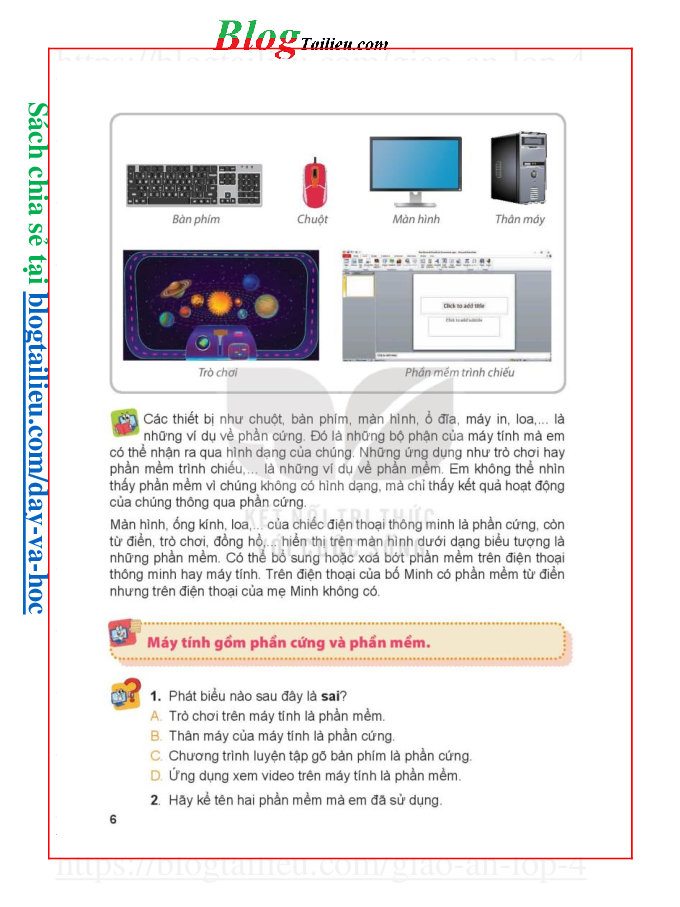 Tin học lớp 4 Kết nối tri thức pdf (trang 7)