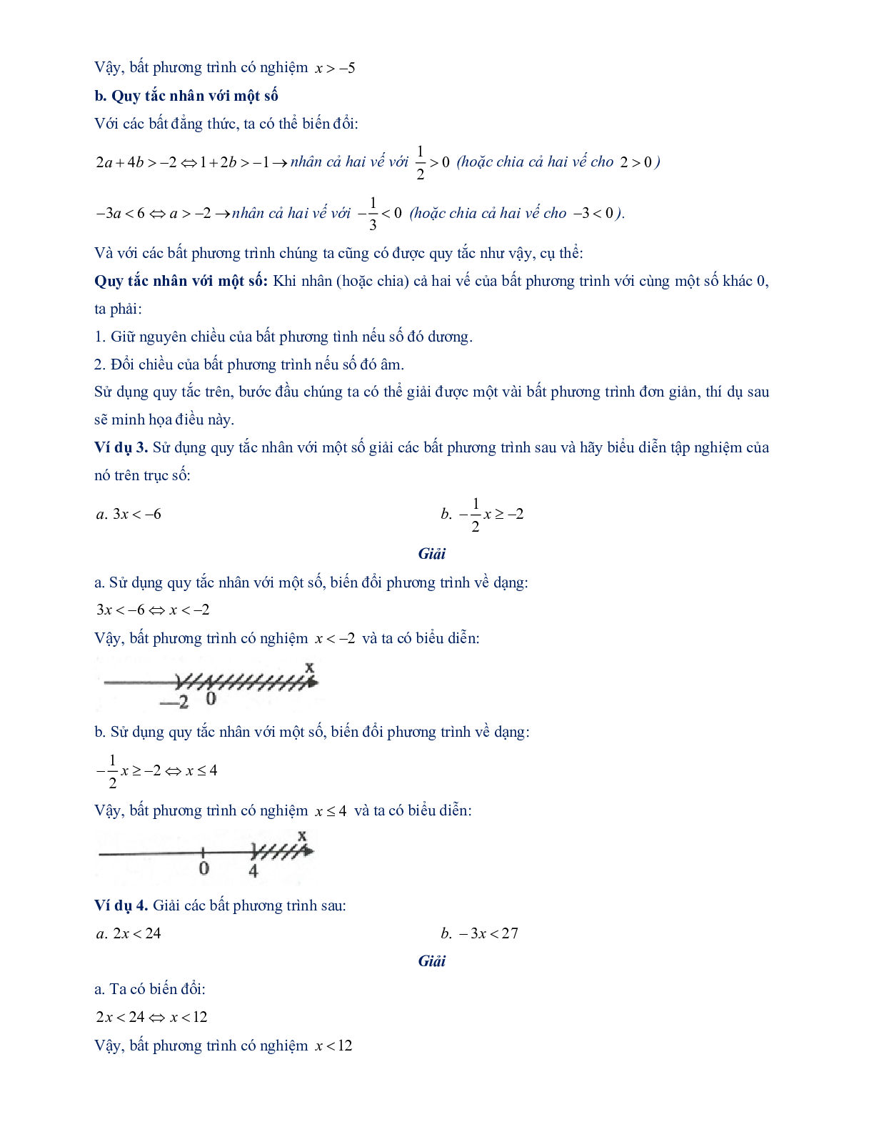 Chuyên đề bất phương trình bậc nhất một ẩn 2023 - Toán 8 (trang 2)