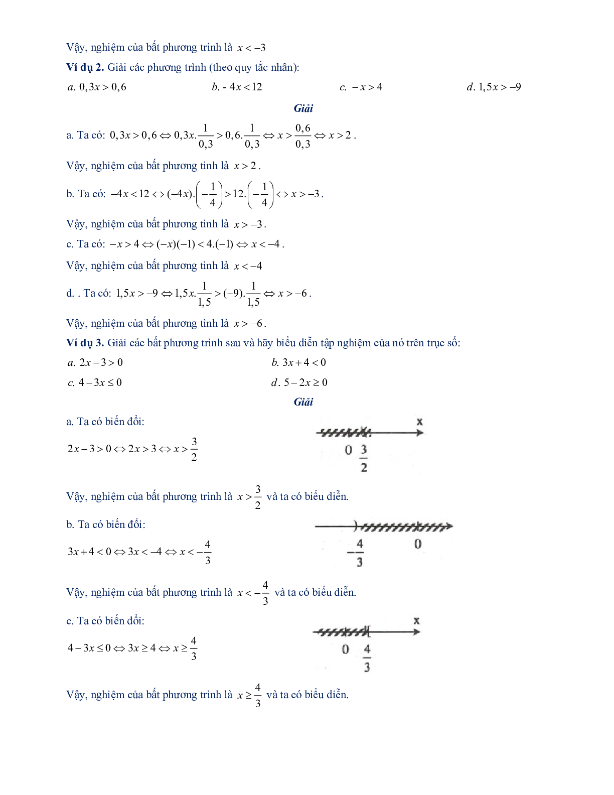 Chuyên đề bất phương trình bậc nhất một ẩn 2023 - Toán 8 (trang 5)