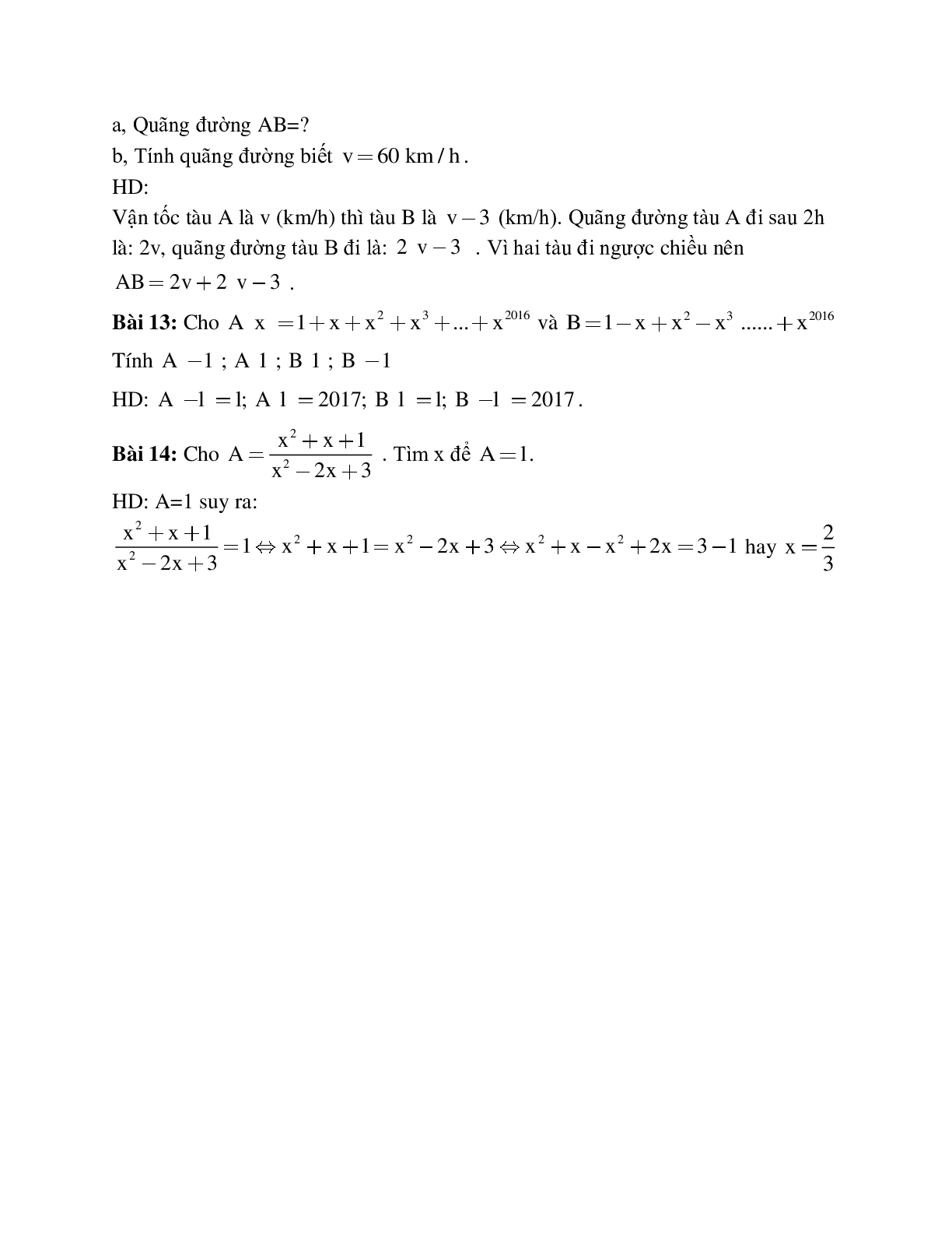 Cách giải Tính giá trị biểu thức đại số (trang 5)