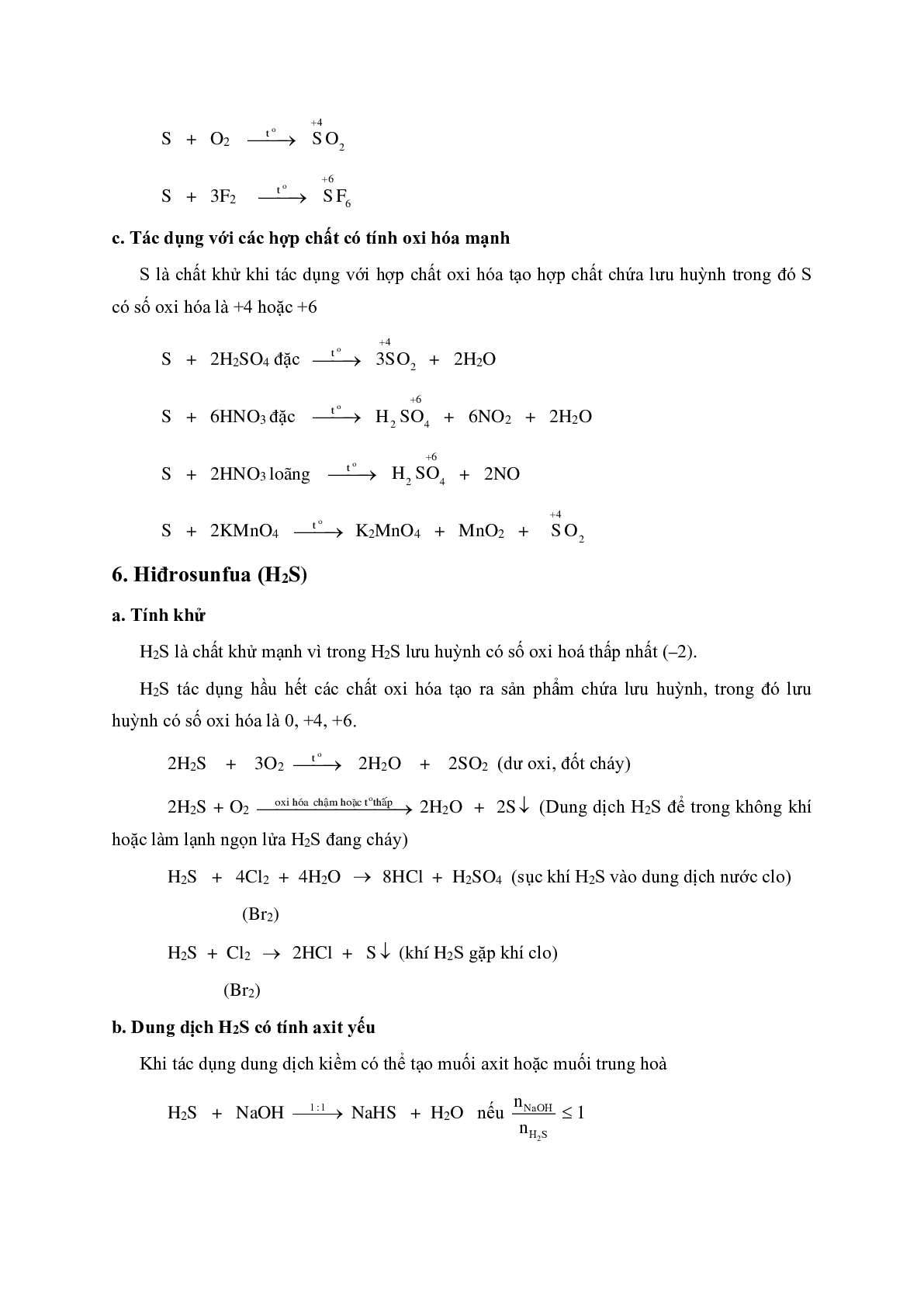 Lý thuyết và bài tập trắc nghiệm Chương Oxi môn Hóa lớp 10 có đáp án (trang 4)