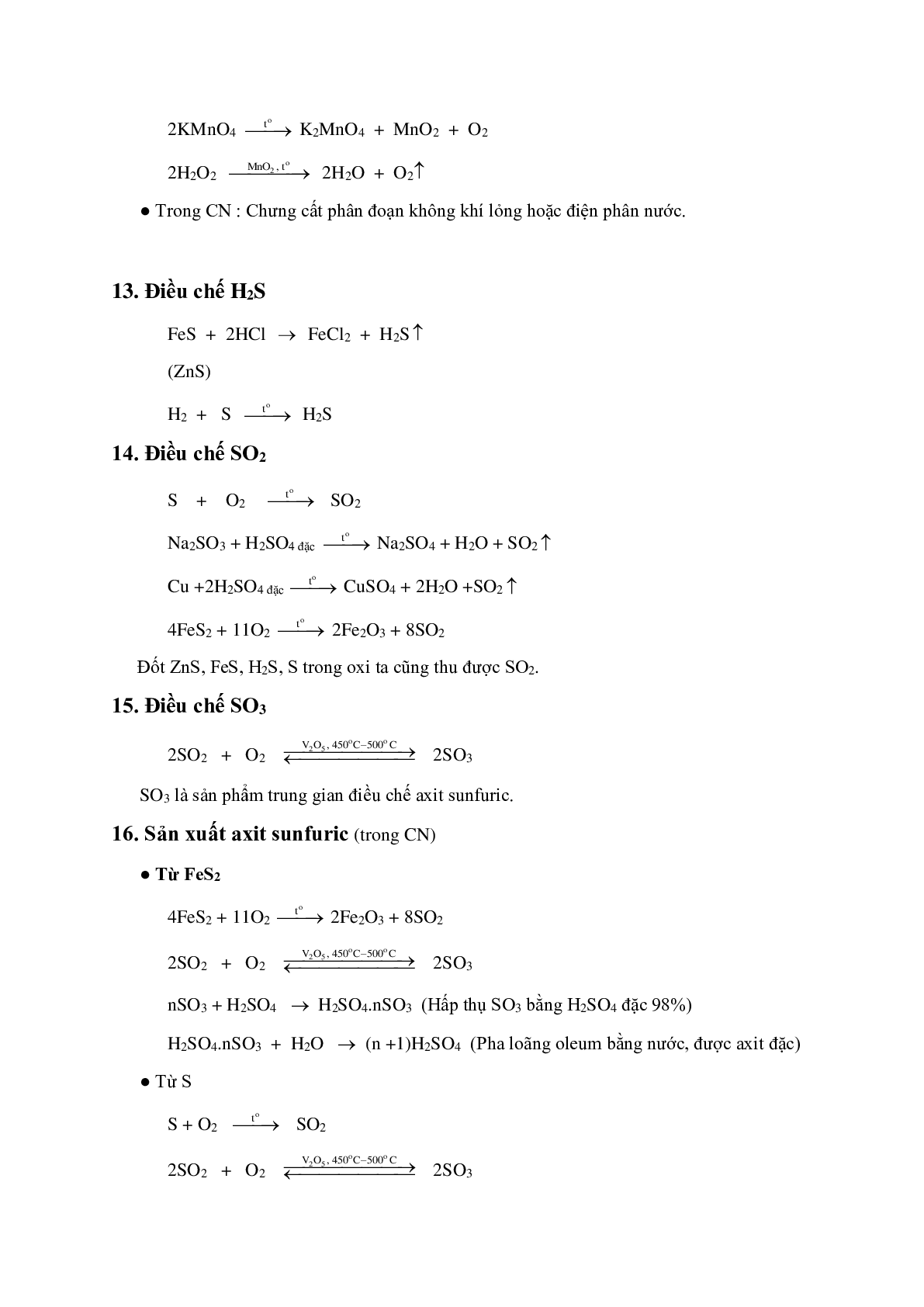 Lý thuyết và bài tập trắc nghiệm Chương Oxi môn Hóa lớp 10 có đáp án (trang 8)