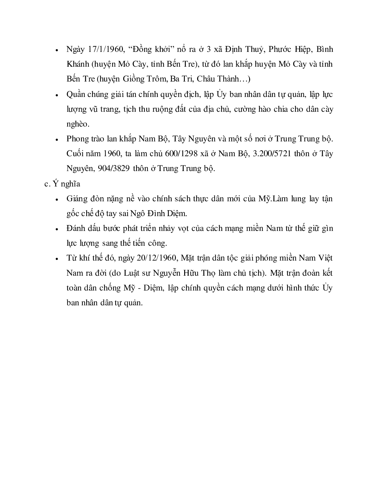 Lý thuyết môn Lịch sử 12: bài 21: Xây dựng xã hội chủ nghĩa ở miền Bắc, đấu tranh chống đế quốc Mĩ và chính quyền Sài Gòn ở miền Nam (1954-1965) mới nhất (trang 8)