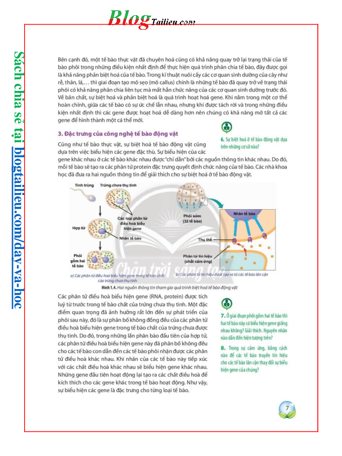 Chuyên đề học tập Sinh học 10 Chân trời sáng tạo pdf (trang 8)