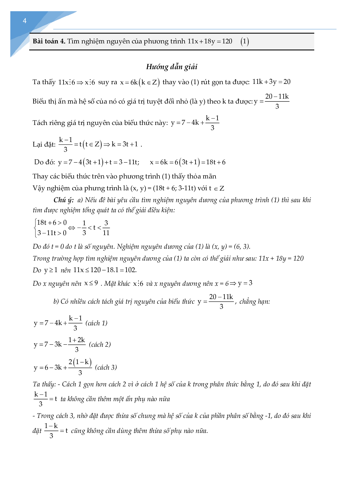 Chuyên đề phương trình nghiệm nguyên (trang 3)