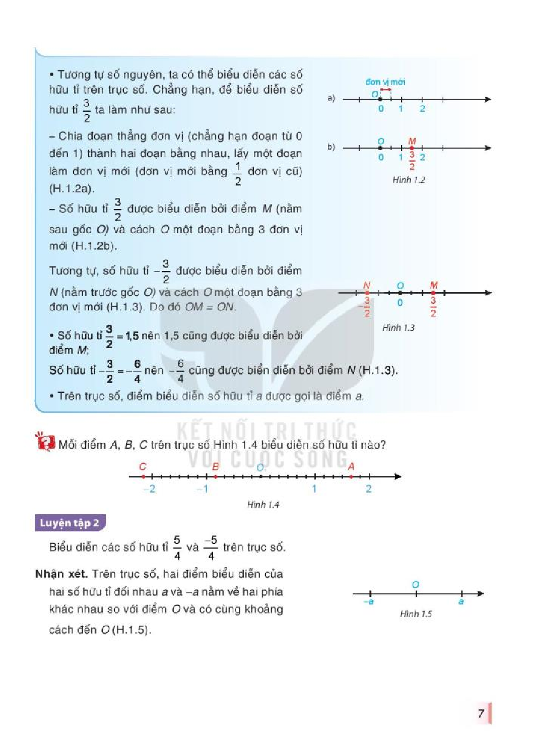Toán lớp 7 tập 1 Kết nối tri thức pdf (trang 8)