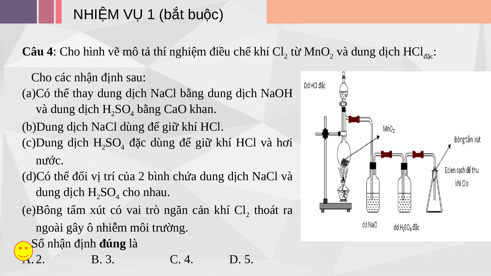 Giáo án điện tử Hóa học 10 Bài 26. Luyện tập clo, axit clohidric mới nhất (trang 6)