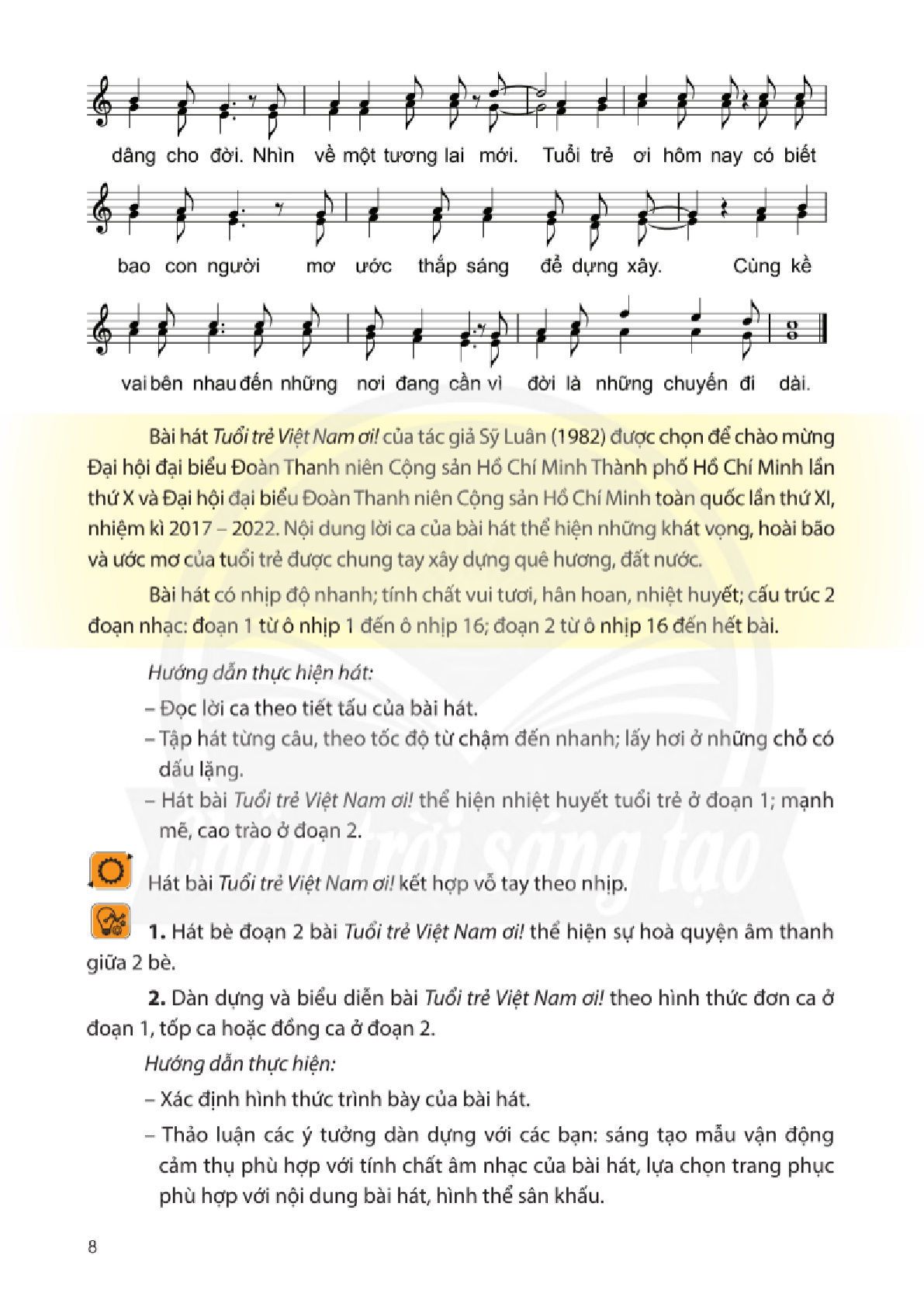 Âm nhạc lớp 11 Chân trời sáng tạo pdf (trang 10)