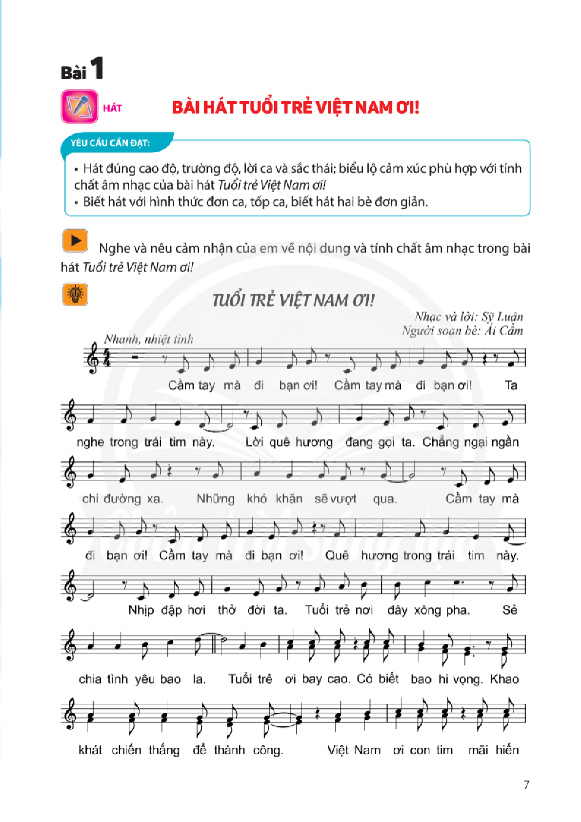 Âm nhạc lớp 11 Chân trời sáng tạo pdf (trang 9)