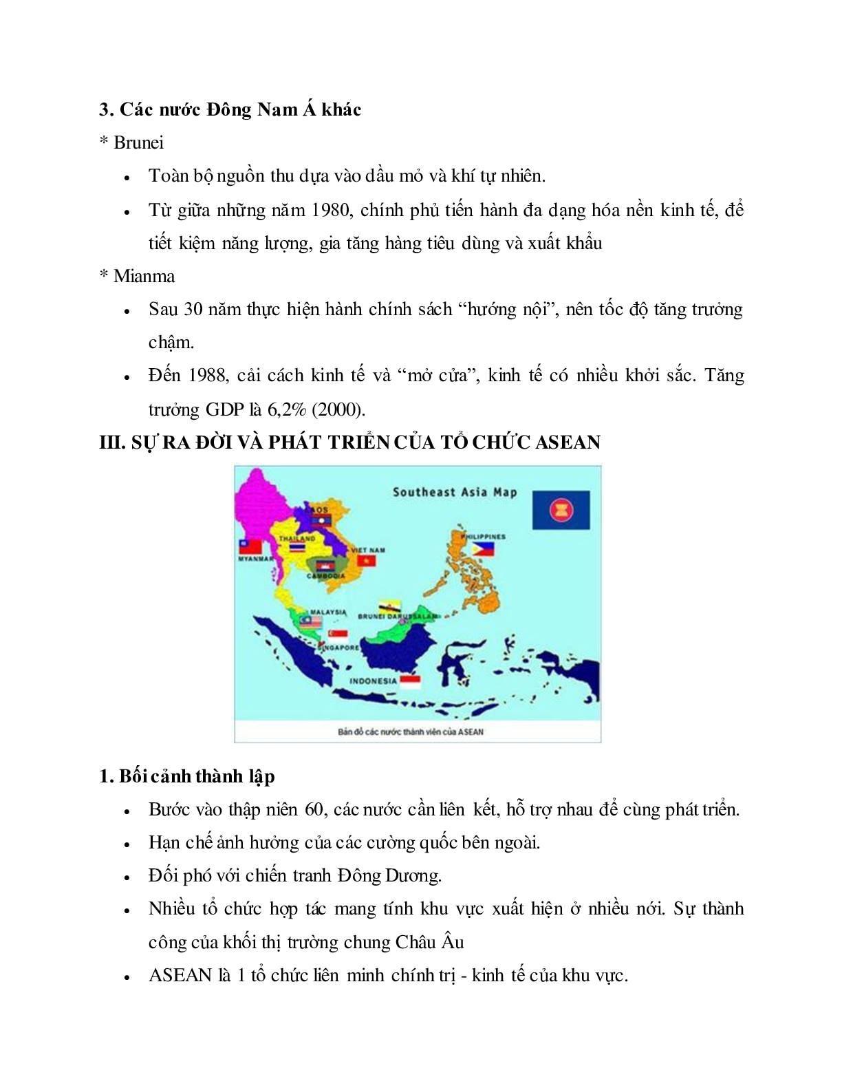 Lý thuyết môn Lịch sử 12 - bài 4: Các nước Đông Nam Á và Ấn Độ mới nhất (trang 7)