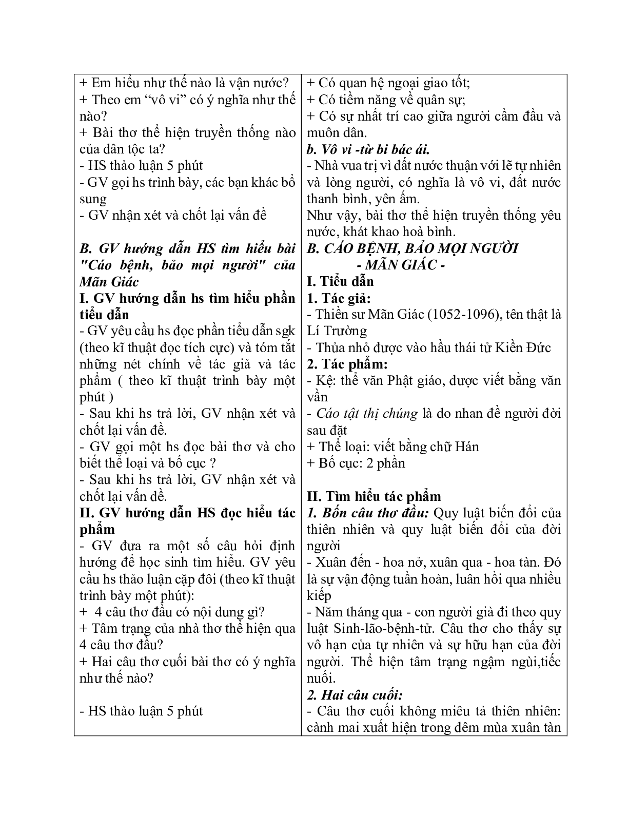 Giáo án ngữ văn lớp 10 Tiết 41: Vận nước (trang 3)