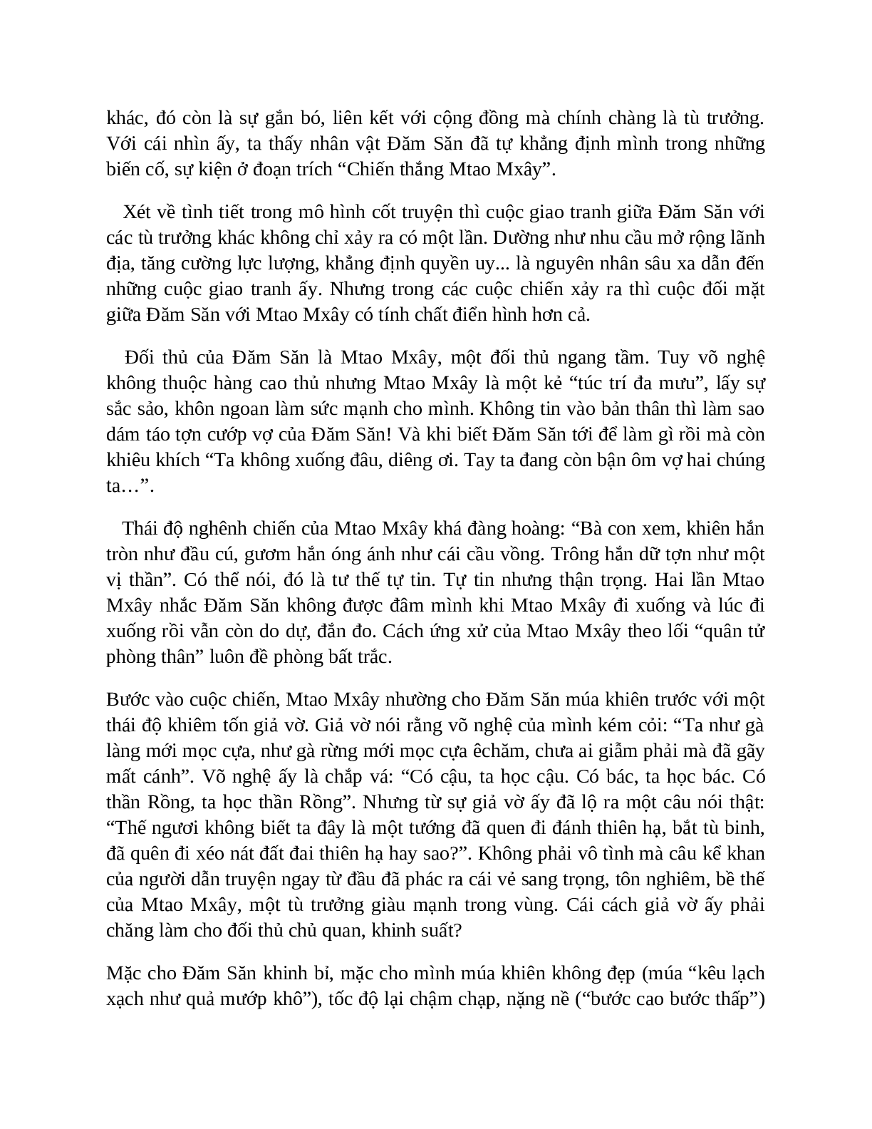 Sơ đồ tư duy bài Chiến thắng Mtao Mxây dễ nhớ, ngắn nhất - Ngữ văn lớp 10 (trang 10)