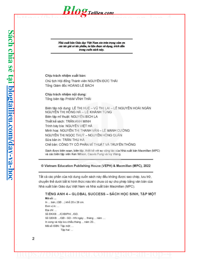 Tiếng anh lớp 4 - Global success Kết nối tri thức (Bản 1) pdf (trang 4)