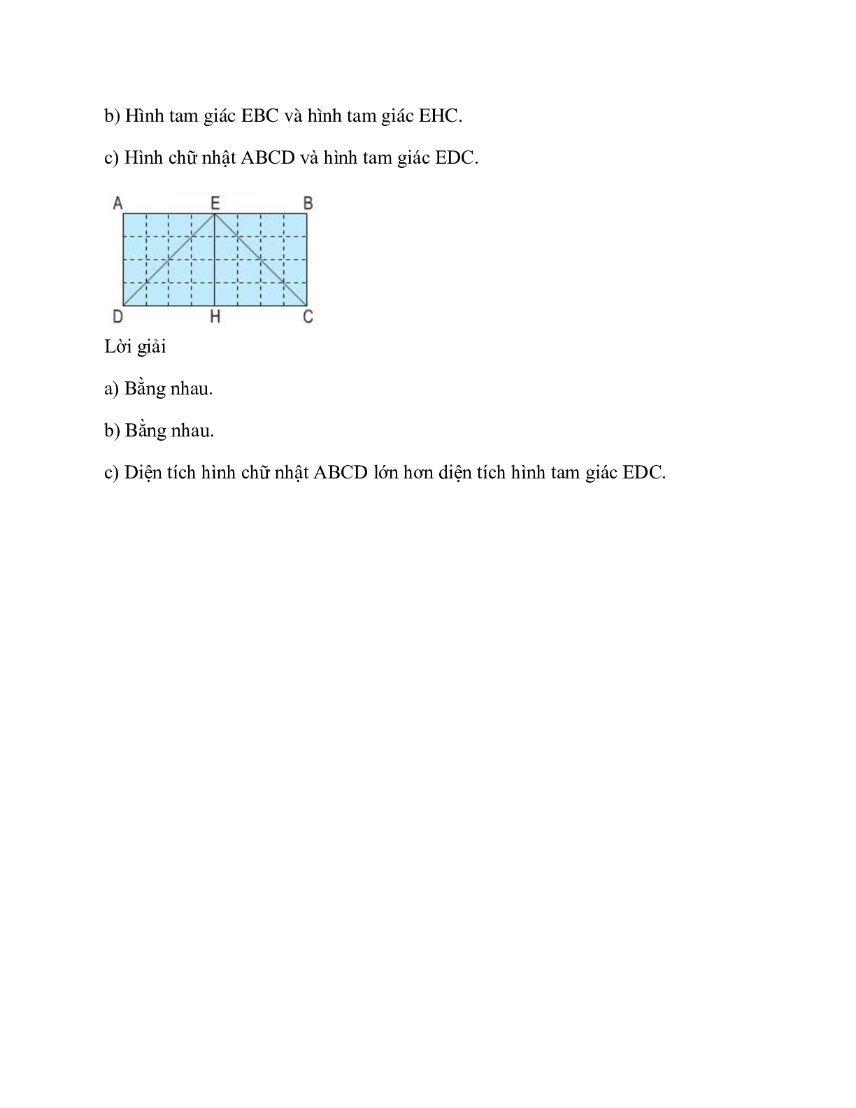 Toán lớp 5 trang 86 Hình tam giác (trang 2)