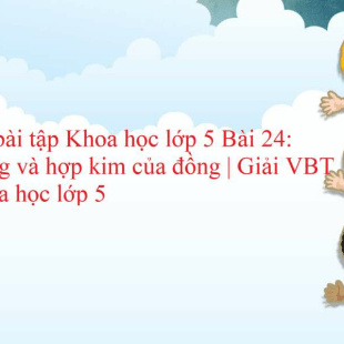 Vở bài tập Khoa học lớp 5 trang 45, 46 Bài 24: Đồng và hợp kim của đồng | Giải VBT Khoa học lớp 5