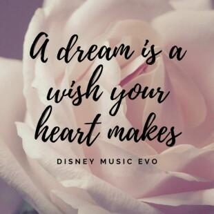 Lời bài hát A dream is a wish your heart makes - Disney music Evo | A