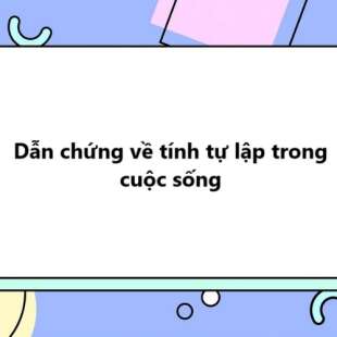 TOP 10 Dẫn chứng về tính tự lập trong cuộc sống 2025 SIÊU HAY