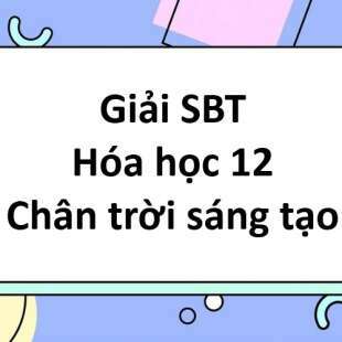 Giải SBT Hóa 12 (Chân trời sáng tạo): Ôn tập chương 1