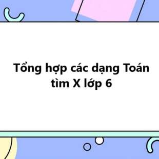 Tổng hợp các dạng Toán tìm X lớp 6 đầy đủ, chi tiết