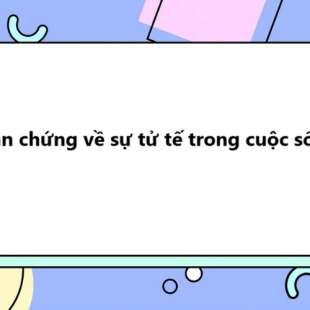 TOP 20 Dẫn chứng về sự tử tế trong cuộc sống 2025 SIÊU HAY