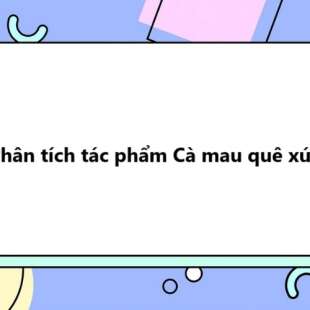 TOP 20 Phân tích tác phẩm Cà mau quê xứ 2025 SIÊU HAY