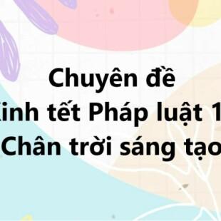 Chuyên đề Kinh tế Pháp luật 11 Chân trời sáng tạo | Giải Chuyên đề học ...