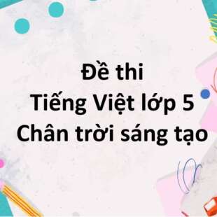 Bộ 10 đề thi giữa kì 1 Tiếng Việt lớp 5 Chân trời sáng tạo có đáp án năm 2024