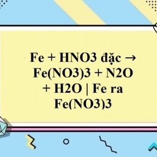 Công thức và phản ứng khi fe3o4+hno3 thăng bằng e ở nhiều điều kiện khác nhau