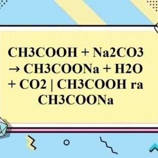 Cách tổng hợp ch3cooh+na2co3 hiệu quả trong phòng thí nghiệm