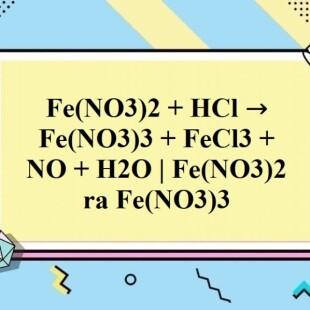 Công thức hóa học của Fe(NO3)3 là gì?
