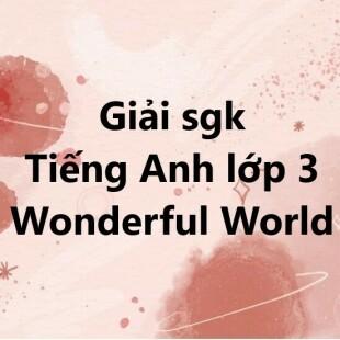 giải tiếng anh lớp 3