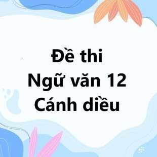 Bộ 10 đề thi học kì 1 Ngữ văn 12 Cánh diều có đáp án năm 2024