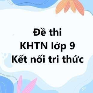 Bộ 10 đề thi học kì 1 Khoa học tự nhiên 9 Kết nối tri thức có đáp án năm 2024