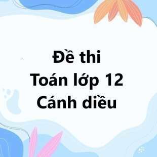 Bộ 10 đề thi học kì 1 Toán 12 Cánh diều có đáp án năm 2024