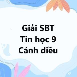 Giải SBT Tin học 9 Cánh diều | Sách bài tập Tin học 9 Cánh diều (hay, chi tiết)